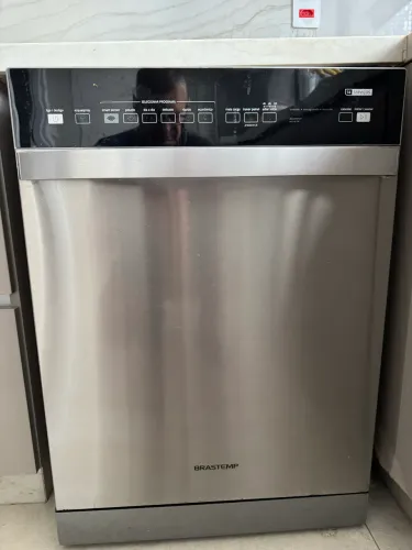 Máquina de lavar louças brastem 15 serviços