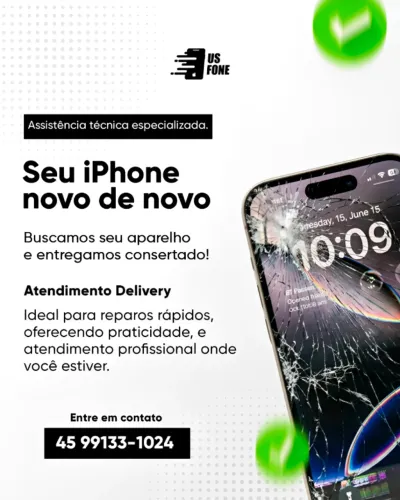 Assistência técnica especializada em iPhones