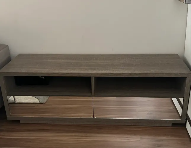 Rack de tv com espelho 