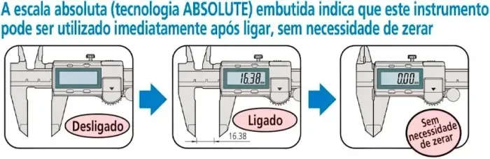 Paquímetro Digital Mitutoyo Absolute