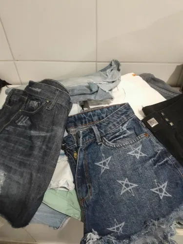 LOTE DE SHORTS TAMANHO 36 AO 44 COM 20 PEÇAS ótimo para brechó