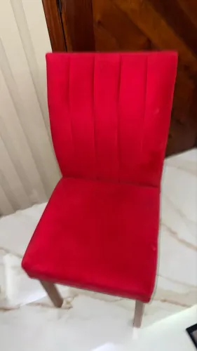 Cadeira estofadas vermelha