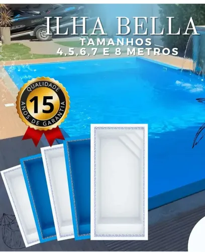 Piescina de fibra 6m
