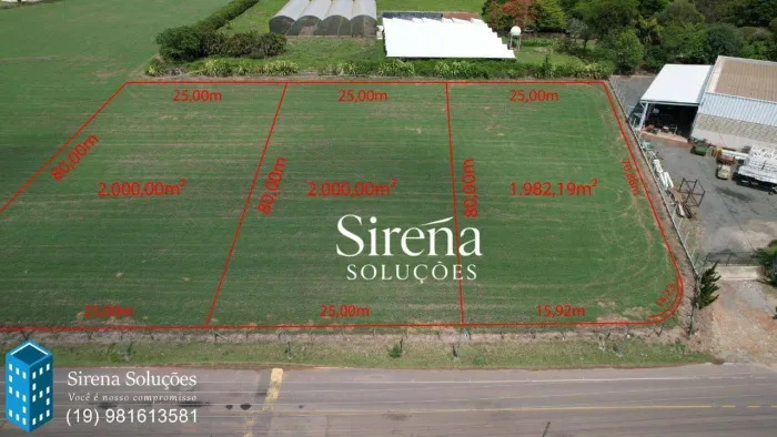Oportunidade Área à venda, 2000 m² por R$ 1.200.000 - Angico - Holambra/SP