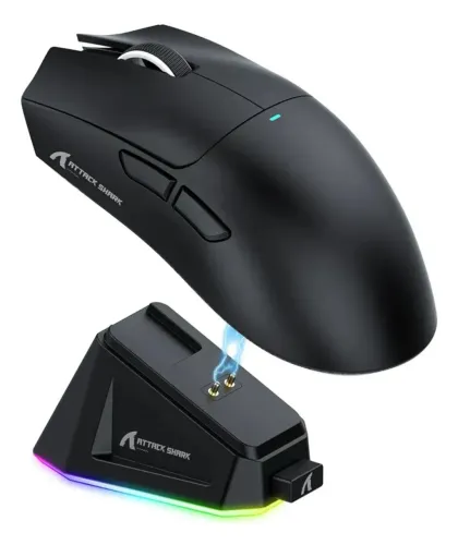 Mouse Gamer Sem Fio Attack Shark X11 22000 Dpi LACRADOS