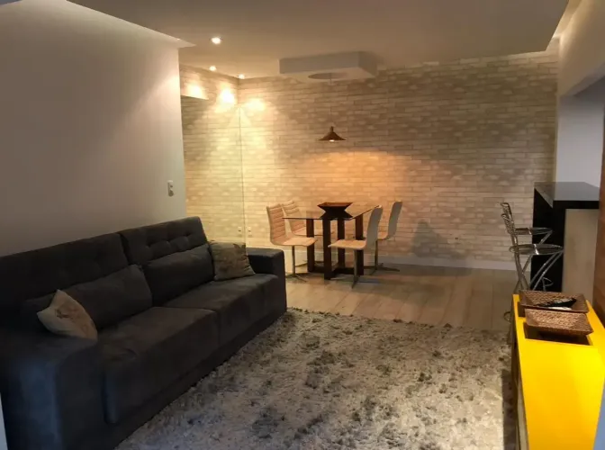 Apartamento ttotalmente mobiliado para aluguel com 79 metros quadrados com 2 quartos