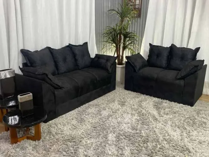 Sofá Paris conjunto de 2 e 3 lugares