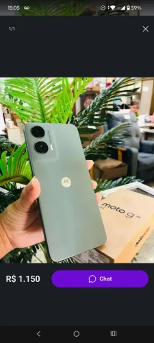 Moto G35 5G 256GB 5 dias de comprado com nota fiscal