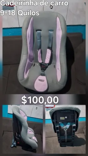 Cadeirinha de carro para crianças $100,00