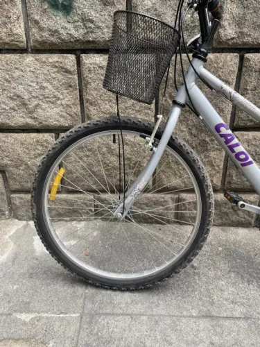 Bicicleta Caloi Ventura Feminina Aro 26 Violeta Com Cestinho 