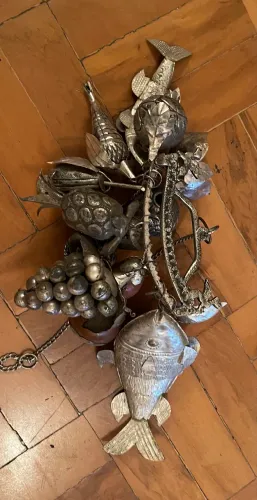 Penca Baiana De Balangandãs Vintage - Alpaca / Metal Prateado