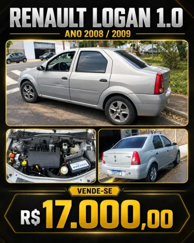 Renault Logan Authentique Hi-flex 1.0 16V 4P 2009