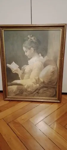 Reprodução de quadro de Jean-Honoré Fragonat