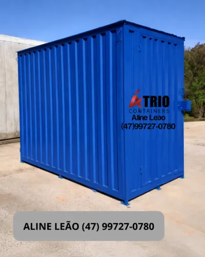 Container Almoxarifado Novo Galvanizado Florianópolis SC - Chave Tetra Piso Naval