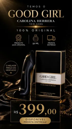 Perfume Good Girl Carolina Herrera Eau de Parfum 50ml Original Lacrado