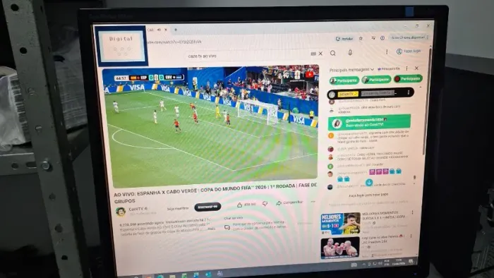Monitor 19" - Retirado de Empresa- Testado Funcionando