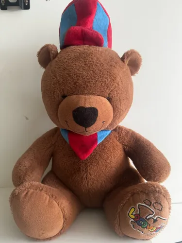 Urso de pelúcia da Locomotiva
