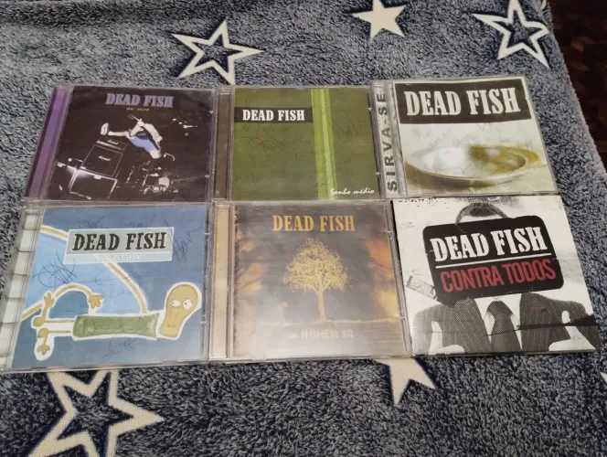 Coleção Dead Fish autografados 