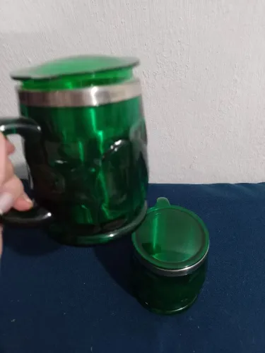 Caneca térmica inox 2 unidades 300 ml cada. 