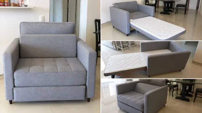 Sofá-Cama Abracadabra Mira Trend Grafite | 3 Meses de Uso | R$ 1.500