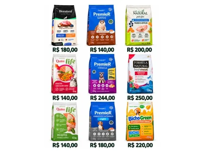 Ração para Cães e Gatos