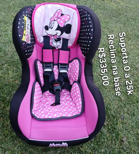 Cadeirinha carro minnie
