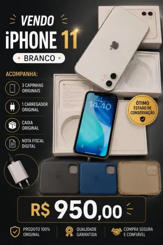 VENDO IPHONE 11 BRANCO !!!