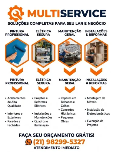 Obras, Reformas, Reparos, Pintura, montagem. Consulte já.