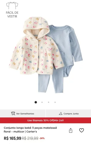 Carters - Peças novas, na etiqueta 
