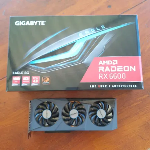 Placa de Video Gigabyte Radeon RX 6600 Eagle, 8GB, GDDR6, 128-Bit