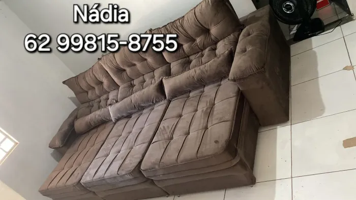 Sofá retrátil Polyana