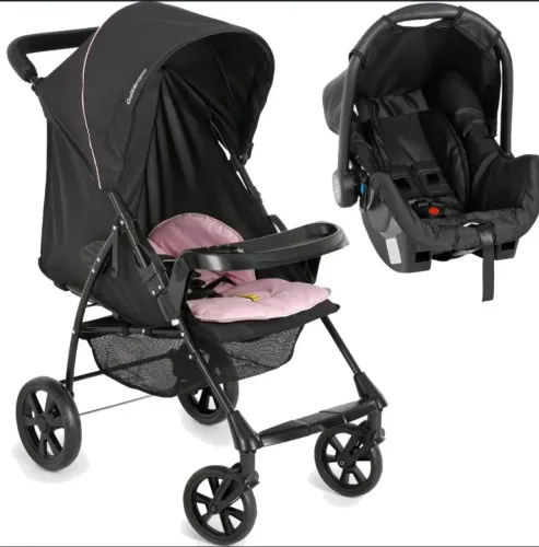 Carrinho de bebê+ bebê conforto Galzerano