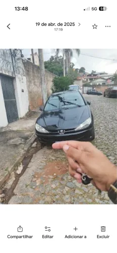 Peugeot 206 Sensation 1.4 Flex 8V 5P 2008