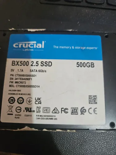 ssd 2.5 500gb crucial