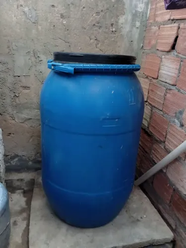 tambor plástico azul 