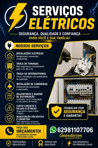 Serviços Elétricos com Qualidade e Segurança
