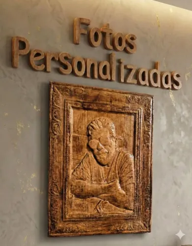Fotos personalizadas em madeira Quadros Rústicos Personalizados - Fotografia em Madeira