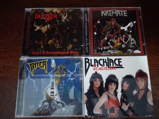 cd heavy metal lote com 4 cds ( somente deslacrados )
