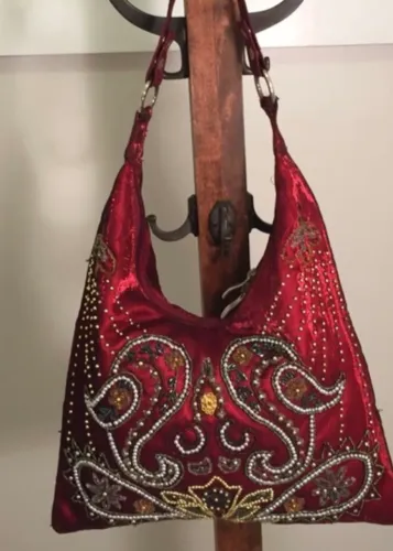 Bolsa ALDO Bordô Bordada