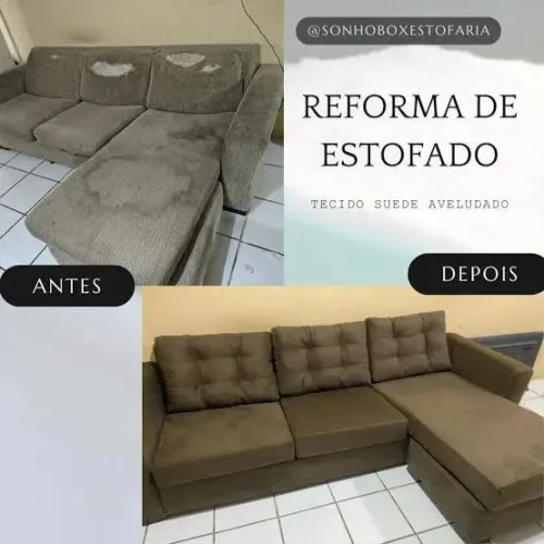 Faço en sua residência Reforma de estofados em geral 