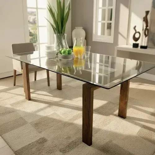 Tampos de mesa de vidro