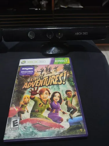 Kinect x360 + jogo kinect aventures!