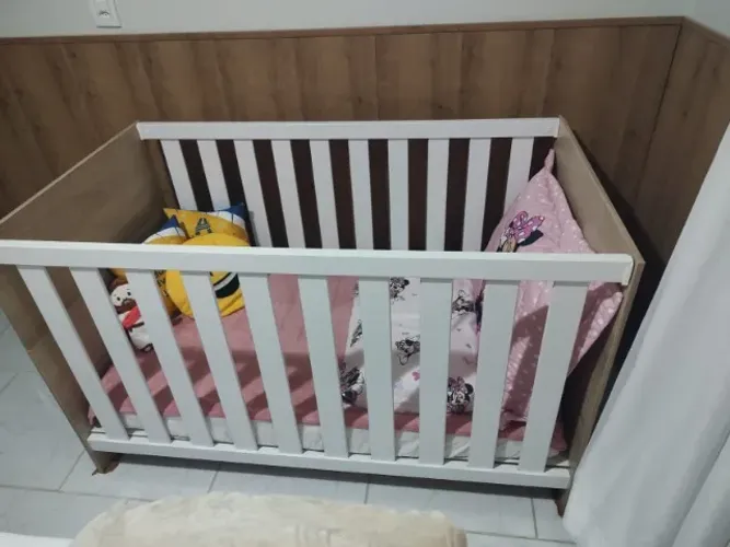 Berço com colchão recém nascido a 5 anos