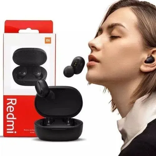Fone de Ouvido Bluetooth Xiaomi Redmi Airdots TWS Sem Fio com Estojo de Recarga