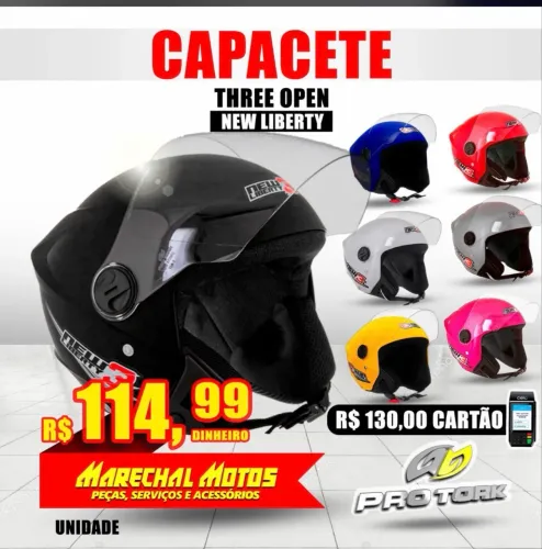 Capacete liberty thee Tork 