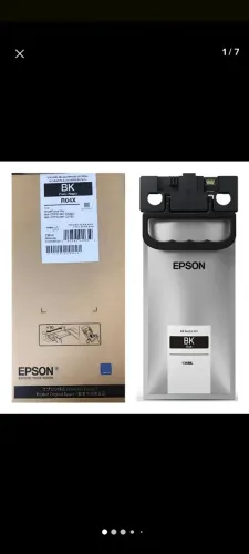 Bolsa de tinta Epson. Original preta Workeforce 5399/5899