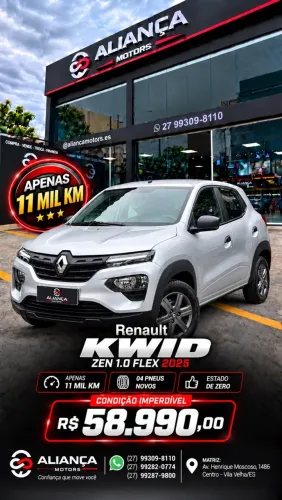 Renault Kwid Zen 1.0 Flex 12V 5P Mec. 2025