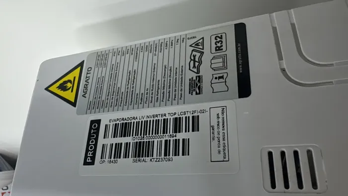 Ar condicionado 12.000 btus Agratto