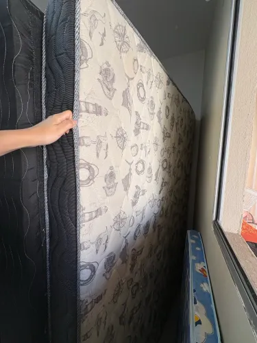 Cama box Ortobom (base + colchão)