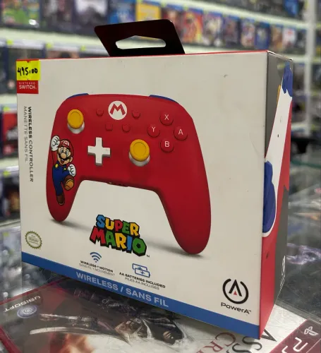 Controle Wireless Super Mário Joy Nintendo Switch Novo lacrado